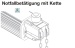 Antrieb Kit Sektionaltorantrieb Totmann 100 Nm für Ø 35 mm